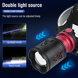 <span class=keywords><strong>Linterna</strong></span> <span class=keywords><strong>Frontal</strong></span> <span class=keywords><strong>Boruit</strong></span> 2025 de Alta Potencia, 1000 Lúmenes, con Zoom, Aleación de Aluminio, Impermeable IPX4, para Senderismo y Camping - Product Image 3