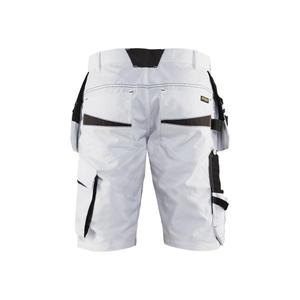 BLAKLADER - 109913301098C56 <b>Painters</b> shorts with stretch <b>White</b>/Dark grey - EAN 7330509659168 WORK TROUSERS WORK SHORTS - Product Image 2