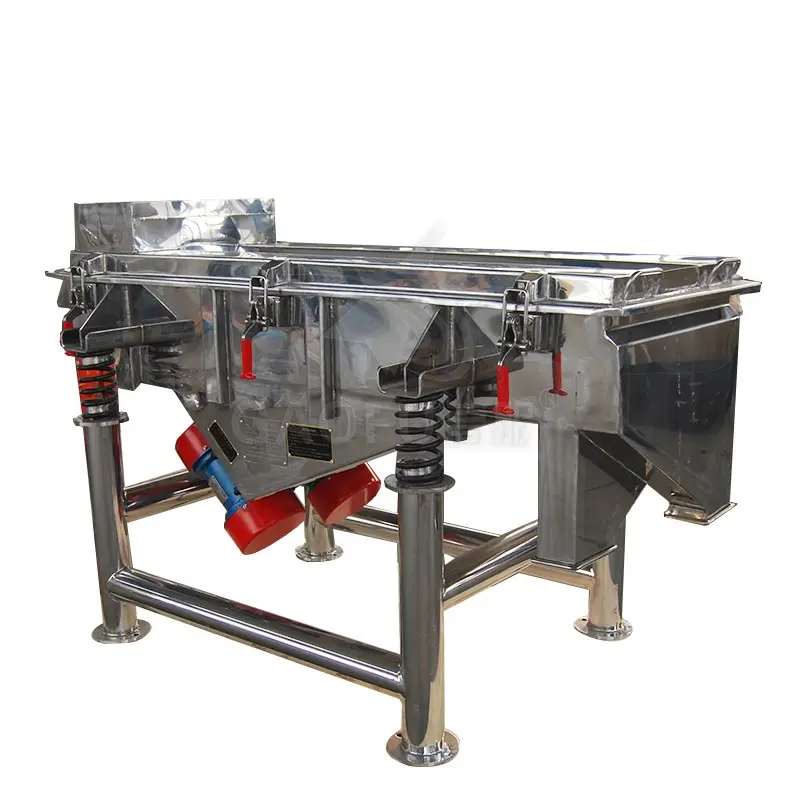 Hot selling automatic vibration sieve chemical material screening linear vibrating screen machine