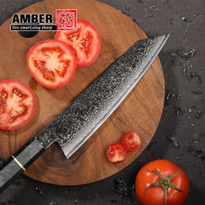 Juego de Cuchillos de Cocina Damasco VG 10 de 8 Pulgadas, Cuchillo de Cocina Japonés Kiritsuke, Cuchillos Afilados para Rebanar, para Regalo - Product Image 4