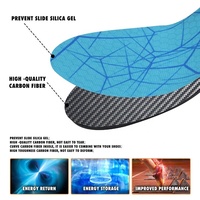 Semelles en fibre de carbone, sport et confort, protection des pieds, absorption des chocs, semelles pour chaussures