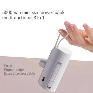 2023年新品 快充迷你Kc移动电源 5000mAh 小型便携式充电器 胶囊式移动电源 - Product Image 4