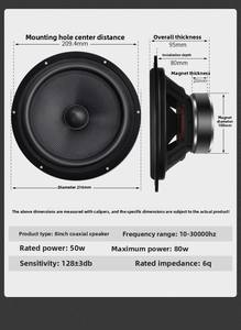Fabrikanten Luidspreker 3way Auto Speakers 10 Inch Component Aanpassen Logo Universeel 3-weg Luidspreker Auto Systeem Draagbare Oem 12V - Product Image 5