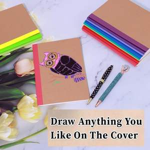 Carnets lignés en gros, journal de notes, agenda <span class=keywords><strong>avec</strong></span> papier épais, 60 pages, 30 feuilles, 8,3x5,5 pouces <span class=keywords><strong>pour</strong></span> la maison et le bureau - Product Image 4