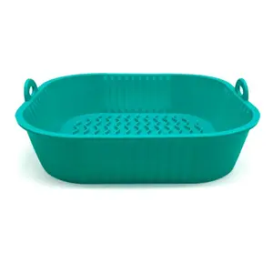 Recycle easy cleaning Silicone liner Air fryer mat air fryer linner silicone baking basket