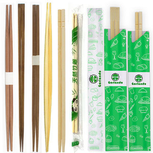 Manufacturers Custom Logo Printed Prices Sushi <strong>Disposable</strong> <strong>Twins</strong> Bamboo <strong>Chopsticks</strong> With Custom Sleeve - Product Image 2
