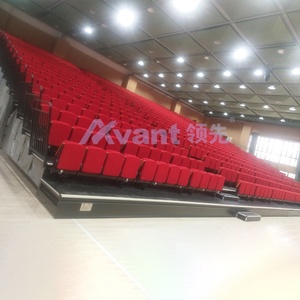 Авангардные спортивные моторизованные и ручные выдвижные трибуны со складными сиденьями, экономия места для сидений для театров, школ и тренажерных залов - Product Image 3
