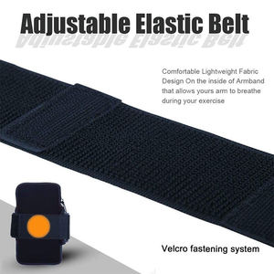 Logo personalizzato in Neoprene nero da corsa per Jogging fascia da braccio per <span class=keywords><strong>cellulare</strong></span> custodia tascabile con fascia da braccio - Product Image 3