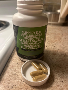 Gladde Iepcapsules Allemaal In Één Aloë <span class=keywords><strong>Vera</strong></span> Cascara Sagrada Psyllium Kaf Dgl Magnesiumcapsules - Product Image 3