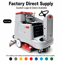 Nettoyeur de sols autoporté DIKE Ride 860B, largeur 860 mm, raclette 1100 mm, pression de brosse 70 kg, capacité de montée 20 %, nettoyage industriel, nouveau modèle 36V 1