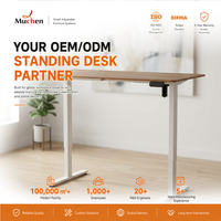 Bureau d'étude électrique réglable en hauteur avec moteur, idéal pour le télétravail et le bureau à domicile