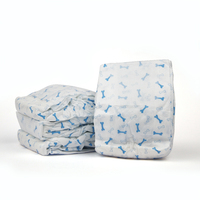 Couches jetables pour chien femelle, type culotte, pour l'apprentissage de la propreté et l'usage quotidien, super absorbantes, en non-tissé, SAP, pâte de bois et pâte fluff