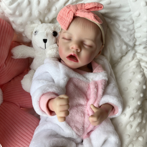 Vente en gros de poupées reborn en vinyle et silicone réalistes de haute qualité, poupées bébés filles mignonnes, soldes de liquidation - Product Image 3