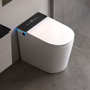 WC intelligent moderne à commande vocale par résonance AI, siphon S, 4L, siège chauffant en céramique, lumière nocturne LED, économie d'eau, fonction <span class=keywords><strong>de</strong></span> double chasse d'eau, silencieux - Product Image 2