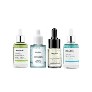 4 em 1 Facial Centella Asiatica Green Tea Tree Ceramide Soro De Brilho Para Umidade E Apertamento Do Rosto