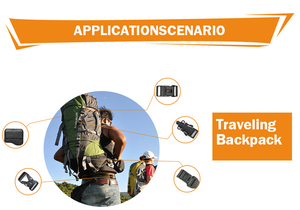 Портативный мини-пластиковый зажим для ключей с двойной пряжкой - Product Image 4