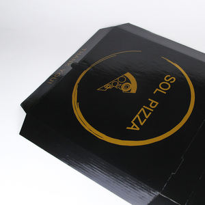 Scatole per <span class=keywords><strong>Pizza</strong></span> scatola ondulata con Logo stampato personalizzato all'ingrosso 6/8/10/12 /14 pollici scatola di imballaggio per laninazione lucida per <span class=keywords><strong>Pizza</strong></span> - Product Image 6