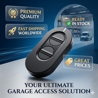 Control Remoto Universal para Puerta de Garaje, 433.92MHz, Código Variable, 4 Canales, Transmisor Inalámbrico para Abrir Puertas, Listo para Enviar