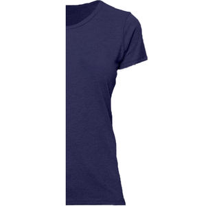 T-shirt personnalisé écologique respirant pour femme, style streetwear, col rond, manches courtes, en molleton uni bio gris, toutes tailles - Product Image 5