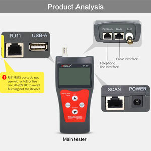 Localizador de punto de rotura de Cable Coaxial, probador de longitud de Cable NF-300 - Product Image 6