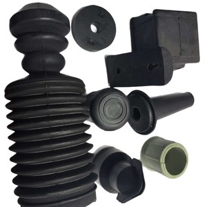 Pièces moulées en EPDM, forme irrégulière personnalisée, moulage en caoutchouc noir pour usage automobile - Product Image 3
