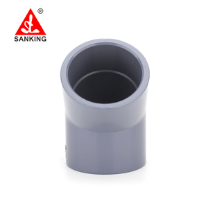 Fourniture directe usines chinoises haute pression CPVC SCH80 raccords de tuyauterie en <span class=keywords><strong>PVC</strong></span> <span class=keywords><strong>45</strong></span> degrés plastique flexion traitement de Surface lisse - Product Image 4