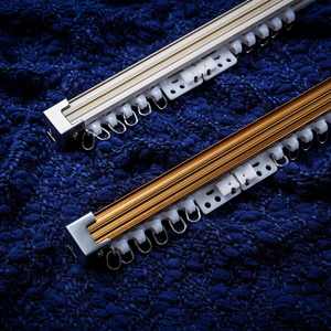 FEIYANG OEM <span class=keywords><strong>Rail</strong></span> de <span class=keywords><strong>rideau</strong></span> flexible courbé pour la maison, tringle à <span class=keywords><strong>rideau</strong></span> d'angle en aluminium, accessoires pour rails de rideaux, plafond d'hôpital - Product Image 6