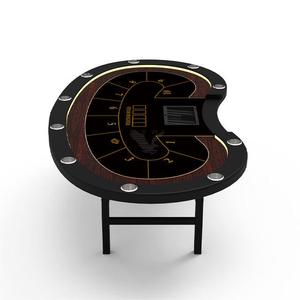 Yh 96Inch 10-Người Chơi Bán Buôn Giá Rẻ <span class=keywords><strong>Poker</strong></span> Bảng Gấp <span class=keywords><strong>Texas</strong></span> Hold'em Trò Chơi Bảng Đơn Giản Có Thể Gập Lại Đánh Bài Bảng Với LED Chiếu Sáng - Product Image 3