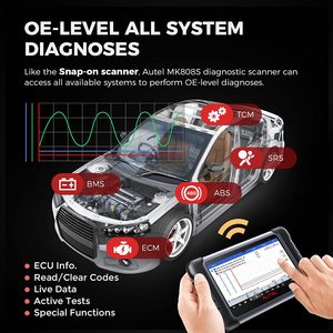 Maxicom Mk808s Original Maxisys 808s Outil de diagnostic OBD2 avec garantie d'un an, TPMS et Wi-Fi pour voitures mondiales - Product Image 5