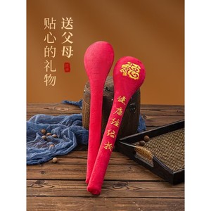 Meridian Hammer Health Tapper Velvet Massage Stick 45Cm For Back Shoulder Neck Care - Product Image 1