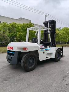 Montacargas Diésel TCM FD100Z8 Usado de Fabricación Japonesa, <span class=keywords><strong>10t</strong></span>, con Radio de Giro Reducido, Montacargas de Combustión Interna de Segunda Mano - Product Image 6