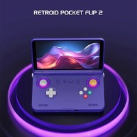 Console de Jeu Rétro Retroid Pocket Flip 2 Écran AMOLED 5,5" 1080P Joysticks à Effet Hall Batterie 5000mAh Portable Android