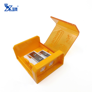 Bán buôn tùy chỉnh in sacapuntas escolar sinh viên hữu ích vuông kép lỗ tay bút chì mài văn phòng hướng dẫn sử dụng trường mài - Product Image 3