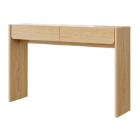 Ensemble de tables basses rondes gigognes en chêne naturel avec base à panneaux divisés, tables de salon multi-tailles, pack de tables centrales pour la vente en gros