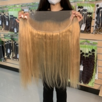 X-TRESS – Offre Spéciale : Lots de Cheveux Humains Ombrés avec Closure, Ondulations Souples pour Toutes les Femmes – Extensions de Cheveux Naturels