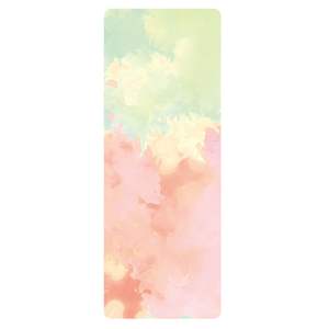 Sansd Color Printing Pu Yoga Mat Caucho natural antideslizante Hogar Hombres y mujeres Estera de fitness profesional - Product Image 3