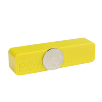 Cadeau promotionnel, chargeur portable de téléphone portable, batterie externe au lithium colorée 1200-2600 mAh, chargeurs USB, petite taille, compatible micro
