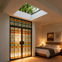 Ventanas Clásicas Estilo Crittall con Marco Delgado de Aleación de Aluminio, Acabado Manual, Aislamiento Térmico, Impermeables, para Apartamentos, Dormitorios y Casas de Campo
