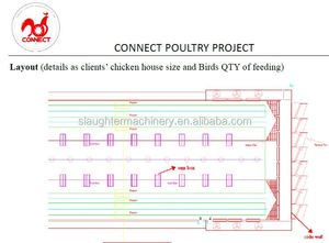 Nouvel ensemble complet automatique volaille poulet poulet poulet de chair éleveur pondeuse poulailler poulailler étage culture élevage projet ligne système - Product Image 6