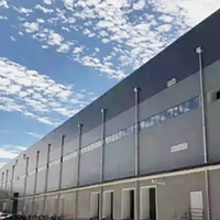 Estructura de Acero de Larga Duración, Construcción Anticorrosiva, Resistente a la Compresión, Estructura de Almacén