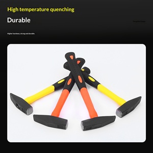 <span class=keywords><strong>Marteau</strong></span> <span class=keywords><strong>de</strong></span> charpentier à tête plate en forme <span class=keywords><strong>de</strong></span> bec <span class=keywords><strong>de</strong></span> canard, avec manche en plastique, anti-vibration, antidérapant, poignée bicolore, pour la construction - Product Image 1