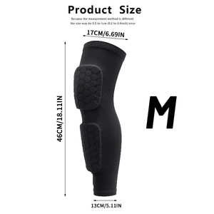 Protectores de Piernas para Niños, Doble Acolchado Anticolisión, EVA, Resistentes a Caídas, Lycra, para Fútbol y Baloncesto - Product Image 2