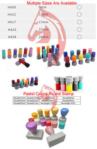 <span class=keywords><strong>Tampon</strong></span> encreur rond pré-encré pour enseignant, en mousse flash, personnalisé, pour papeterie et bureau, fabriqué en usine - Product Image 3