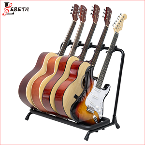 Lebeth GS-58 universale a 5 teste per chitarra portatile supporto per chitarra in metallo espositore per chitarra acustica/elettrica/per basso - Product Image 5