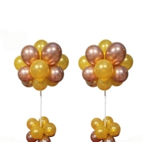 Kit de colonne de ballons avec buse d'air, base réutilisable et ensemble de tiges pour la décoration de réceptions de mariage et de fêtes, prêt à l'inflation en gros