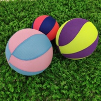 Ballon de plage en maille gonflable en PVC plastique de 12 pouces pour usage intérieur et extérieur