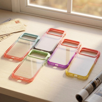 Nouvelle coque de téléphone 3-en-1 transparente en TPU et PC dégradé pour iPhone 17, 16 Pro Max – Étui de protection transparent