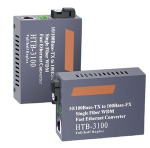 Convertisseur de média fibre optique FTTH 10/100M HTB3100 25KM 1310/1550nm Ethernet Netlink avec garantie d'un an - Product Image 1