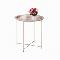 Table basse ronde en métal de style nordique pour le salon, Mesa De Centro