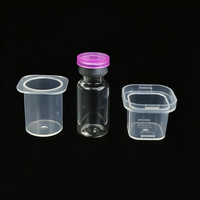 Échantillon Gratuit 10ml pour Flacon en Plastique Transparent 5ml 15ml Contenant d'Emballage Cosmétique Ampoule d'Acide Hyaluronique pour Essence Essentielle